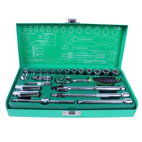 Набор торцевых головок Pro'sKit SK-22301M с держателем Превью 1