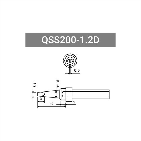 Паяльное жало Quick QSS200-1.2D Превью 1
