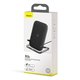 Беспроводное зарядное устройство Baseus BS-W502, черное, USB тип-A, 15 Вт, с подставкой, #WXPG-01 Превью 1