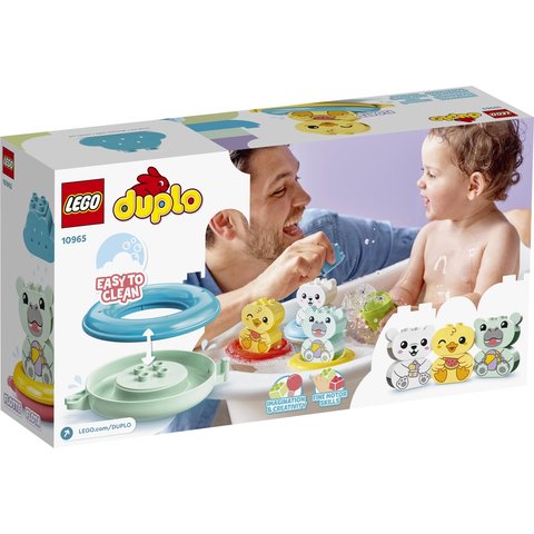 Конструктор LEGO DUPLO Приключения в ванной: плавучий поезд для зверей (10965) Превью 1