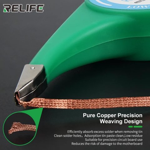 Лента-оплетка RELIFE RL-3020, (Ш) 3,0 мм, (Д) 2 м Превью 2