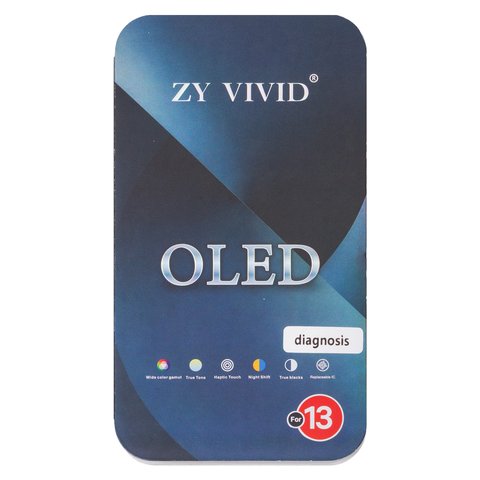 Дисплей для iPhone 13, черный, с рамкой, High Copy, без ошибки, (OLED), ZY-OLED OEM hard, diagnosable Превью 1