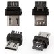 Conector micro USB, 5 pin, Macho, desarmable, negro Vista previa  1
