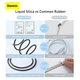 USB Cable Baseus Jelly Liquid Silica Gel, (USB type C, Lightning, 120 cm, 20 W, black) #CAGD020001 Preview 1