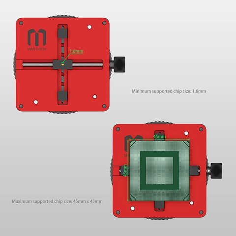 RB-03 Multi-functional Automatic Positioning Universal BGA Reballing Station Holder with 95 Stencil Nets Preview 5