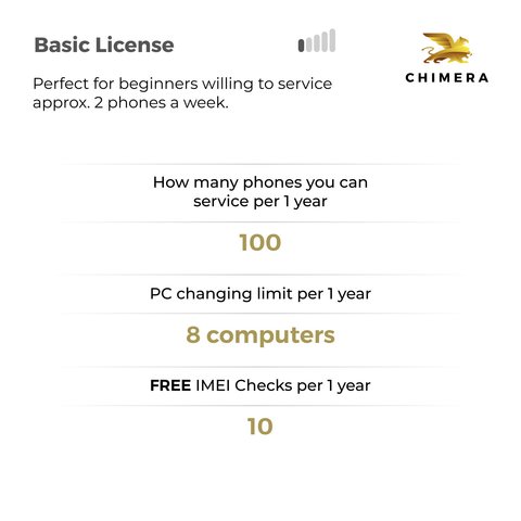 Licencia Chimera Tool Basic por 1 año Vista previa  1