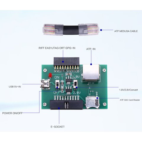 Адаптер eMMC SAM-TP-BGA 162 Превью 1