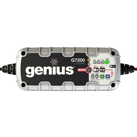 Интеллектуальное зарядное устройство G7200EU для 12 В и 24 В аккумуляторов Превью 1