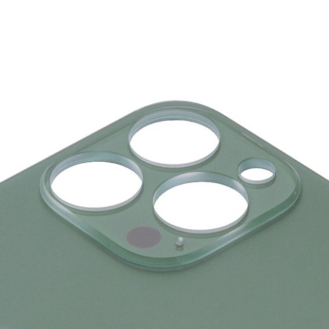 Задня панель корпуса для iPhone 13 Pro, зелена, не потрібно знімати скло камери, alpine Green, big hole Прев'ю 1
