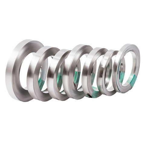 Лента никелевая для сварки аккумуляторов, 0,1 мм, 8 мм, 10 м, никелированная сталь Превью 1