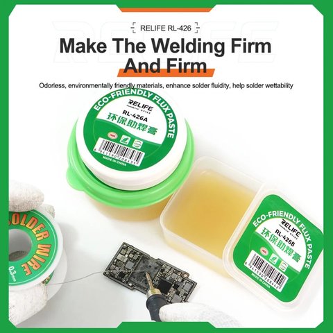 Флюс-паста RELIFE RL-426A, екологічно чистий, 30 г Прев'ю 2