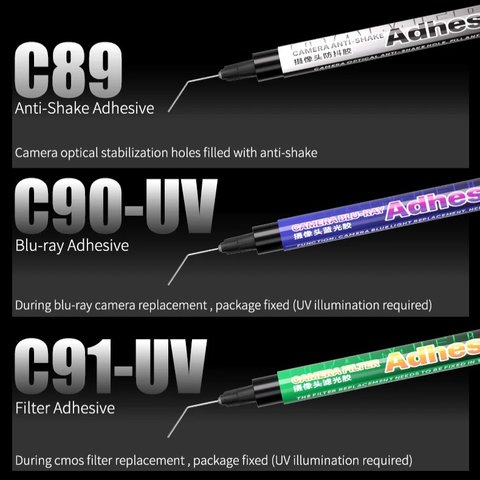 Клей Mechanic C90-UV, для ремонта камеры, 3 г, blue light Превью 1