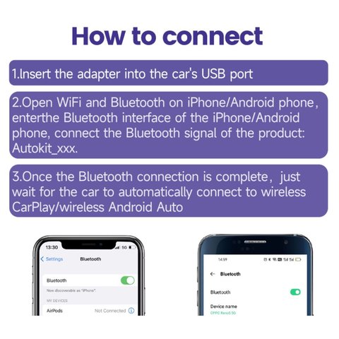 Универсальный адаптер беспроводного CarPlay и Android Auto Carlinkit 5.0 CPC200-2air Превью 4