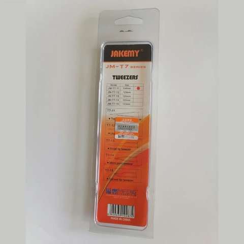 Antistatic Curved Tweezers Jakemy JM-T7-15 (123 mm) Preview 5